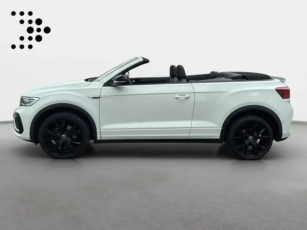 Gebraucht VW T-Roc Cabriolet R-line 150 PS (110 kW) 2022 Weiß Cabrio