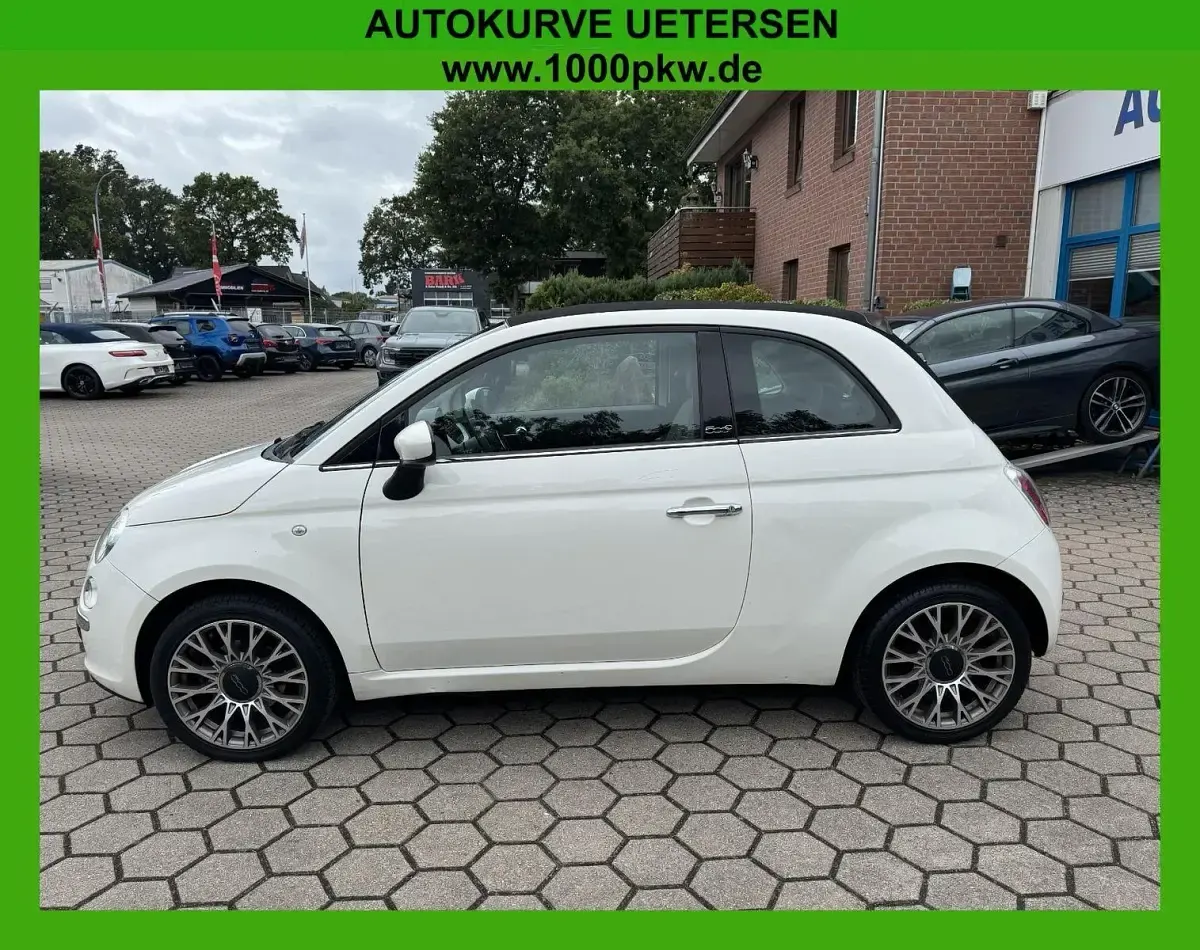 Gebraucht Fiat 500C Lounge 101 PS (74 kW) 2009 Weiß Cabrio