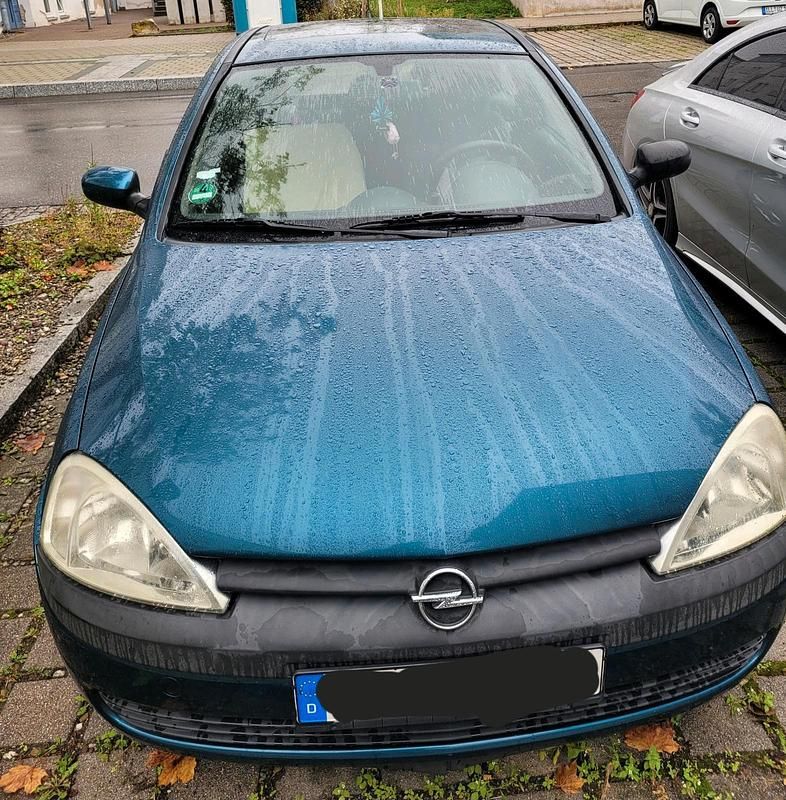 Blau Gebraucht 2000 Opel Corsa Kleinwagen | 495 € (Guter Preis) - Bild 1/4