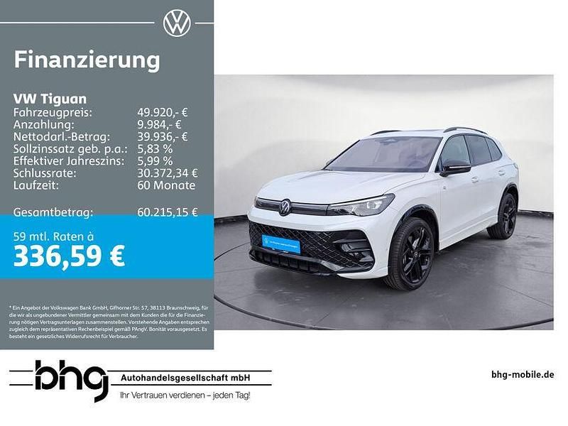 Weiß Gebraucht 2024 VW Tiguan R-line SUV | 48.950 € (Fairer Preis) - Bild 1/4