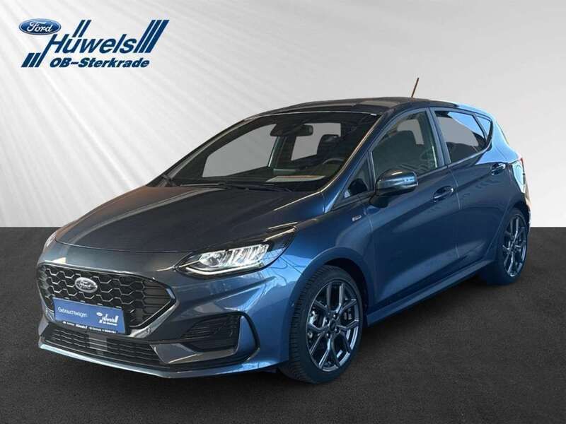 Chromablau metallic Gebraucht 2023 Ford Fiesta ST-Line Kleinwagen | 17.490 € (Guter Preis) - Bild 1/4