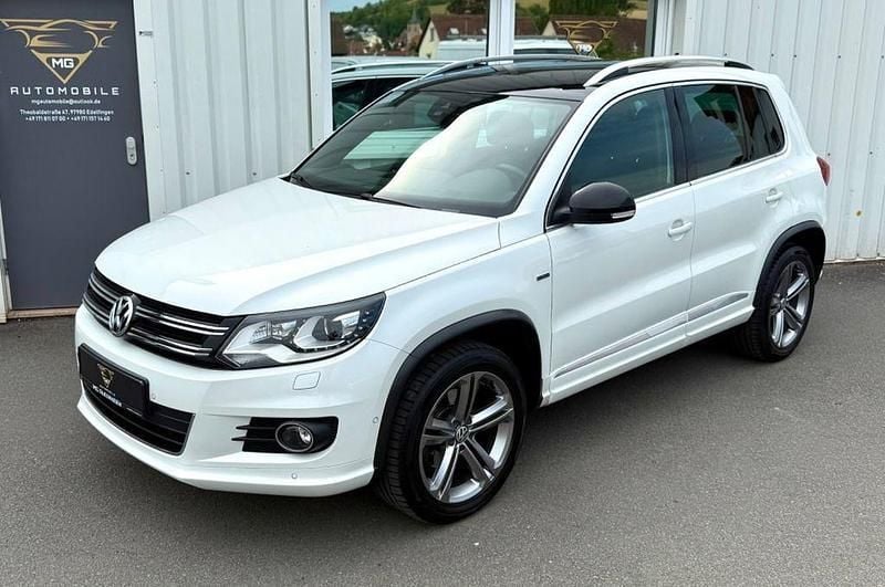Weiß Gebraucht 2016 VW Tiguan R-line SUV | 18.899 € (Fairer Preis) - Bild 1/4