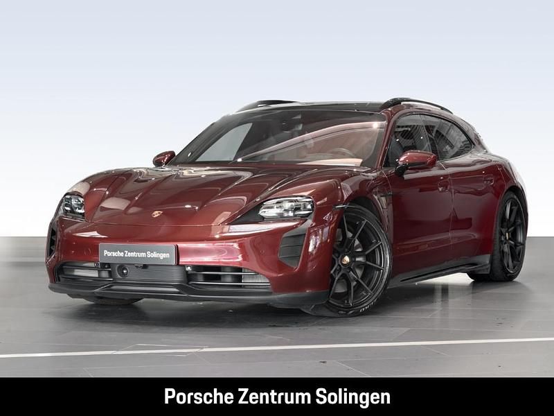 Rot Gebraucht 2023 Porsche Taycan Sport Turismo Kombi | 79.790 € - Bild 1/4