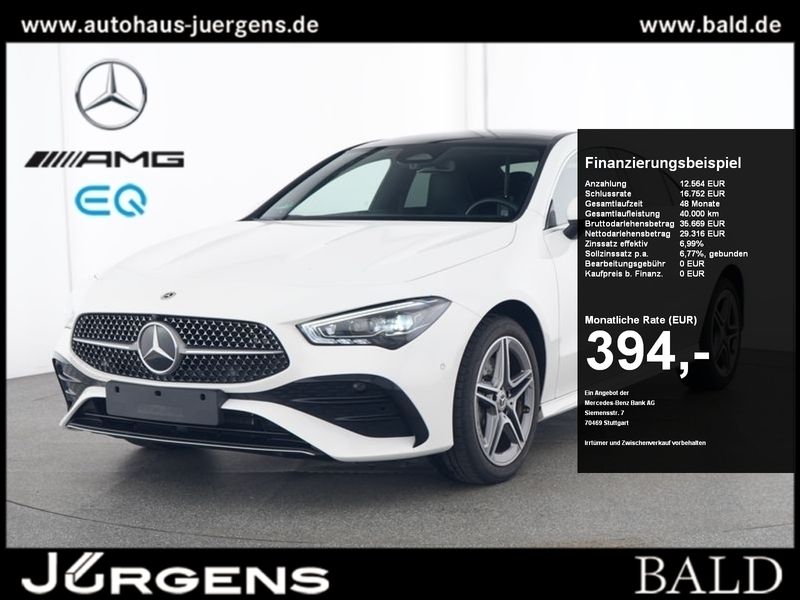 Weiß Gebraucht 2024 Mercedes CLA250e AMG Limousine | 41.790 € - Bild 1/4