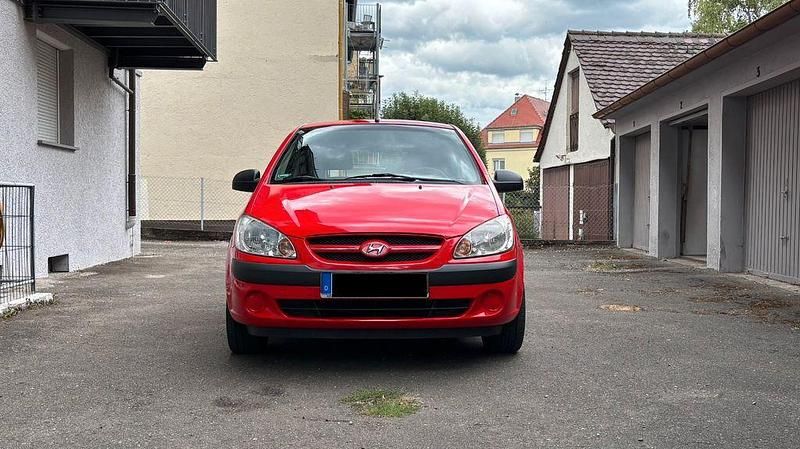 Rot Gebraucht 2008 Hyundai Getz Kleinwagen | 1.200 € (Superpreis) - Bild 1/4