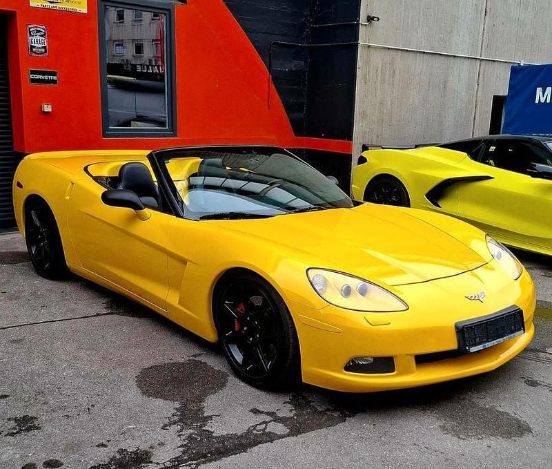 Gelb Gebraucht 2010 Corvette C6 Cabrio | 32.300 € (Superpreis) - Bild 1/4