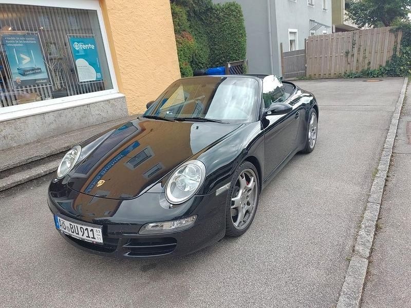Schwarz Gebraucht 2008 Porsche 911 Carrera S Cabriolet Cabrio | 55.000 € (Superpreis) - Bild 1/4