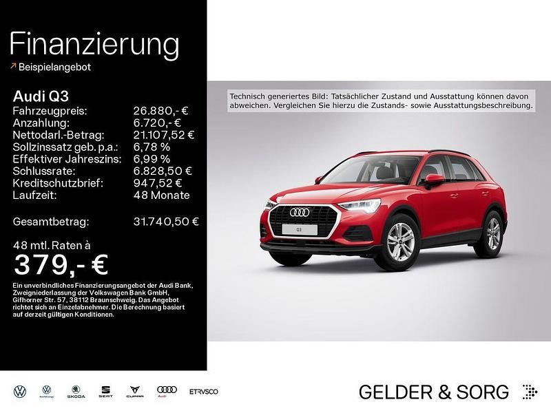 Rot Gebraucht 2022 Audi Q3 SUV | 26.880 € (Guter Preis) - Bild 1/4