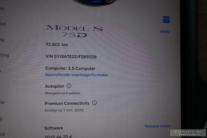 Gebraucht Tesla Model S 244 kW (333 PS) 2018 Blau Kleinwagen