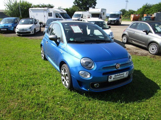 Blau Gebraucht 2022 Fiat 500C Sport Cabrio | 13.900 € (Fairer Preis) - Bild 1/4