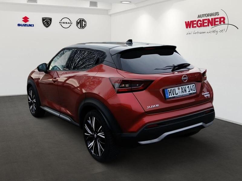 Gebraucht Nissan Juke 143 PS (105 kW) 2025 Fuji sunset red/ black SUV