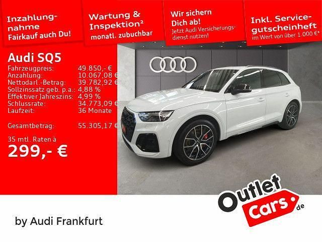 Gletscherweiß metallic Gebraucht 2023 Audi SQ5 Ambiente SUV | 49.850 € (Superpreis) - Bild 1/2