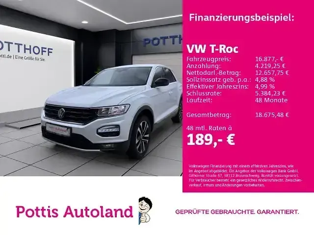 Gebraucht VW T-Roc United 150 PS (110 kW) 2021 SUV