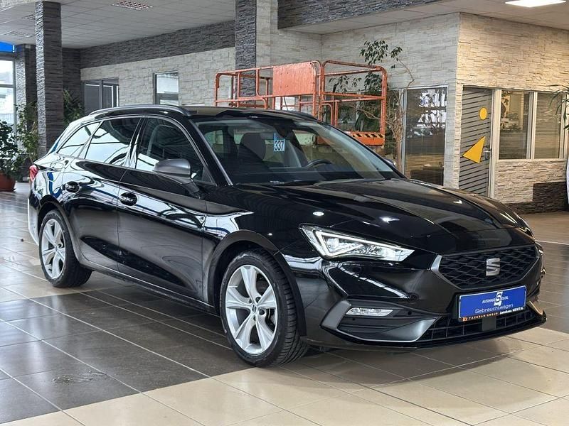 Gebraucht Seat Leon FR 150 PS (110 kW) 2022 Schwarz mitternachtsschwarz (metallic) Kombi