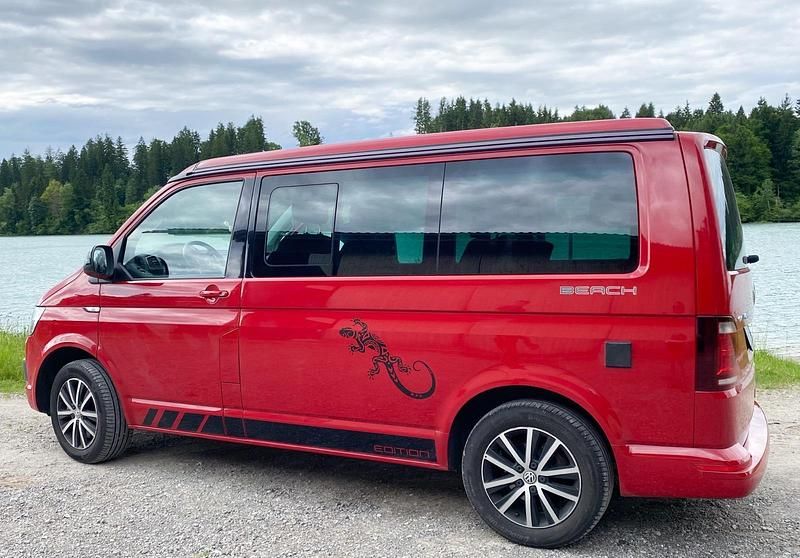 Rot Gebraucht 2018 VW T6 Beach Van | 37.500 € (Teuer) - Bild 1/4