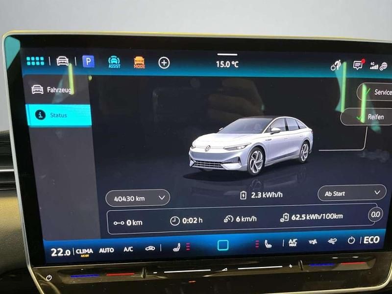 Gebraucht VW ID.7 Pro 210 kW (286 PS) 2024 Mondsteingrau schwarz Limousine