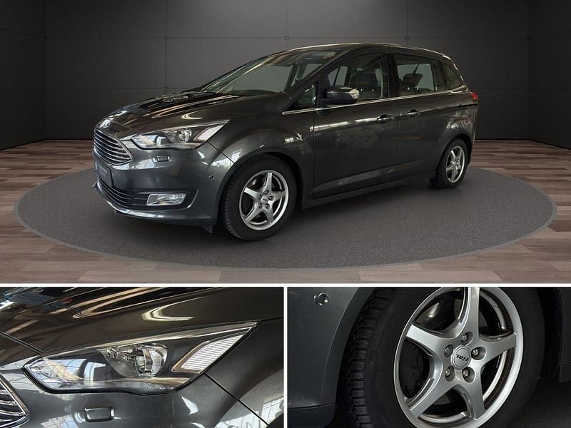 Grau Gebraucht 2015 Ford Grand C-Max Van / Kleinbus | 10.800 € (Fairer Preis) - Bild 1/4