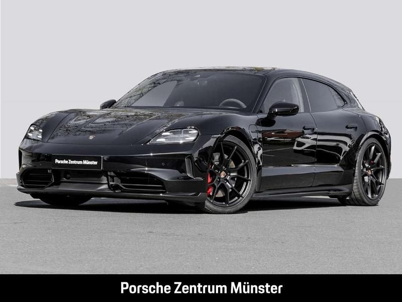 Tiefschwarzmetallic Neu 2025 Porsche Taycan GTS Sport Turismo Limousine | 165.280 € (Superpreis) - Bild 1/4