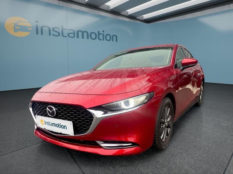 Rot Gebraucht 2021 Mazda 3 Limousine | 19.349 € (Guter Preis) - Bild 1/4