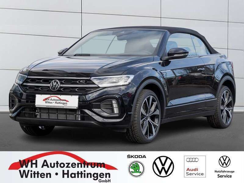 Deep black perleffekt schwarz Gebraucht 2025 VW T-Roc Cabriolet Style Cabrio | 39.990 € (Etwas zu teuer) - Bild 1/4