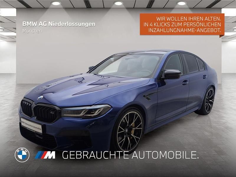 Blau Gebraucht 2022 BMW M5 Sport Line Limousine | 81.980 € (Etwas zu teuer) - Bild 1/4
