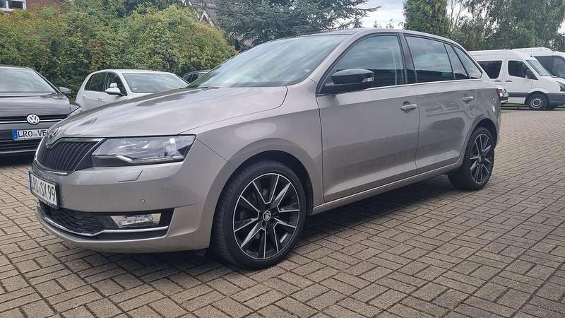 Gebraucht Skoda Rapid Style 116 PS (85 kW) 2017 Cappuccinobeige metallic Kleinwagen