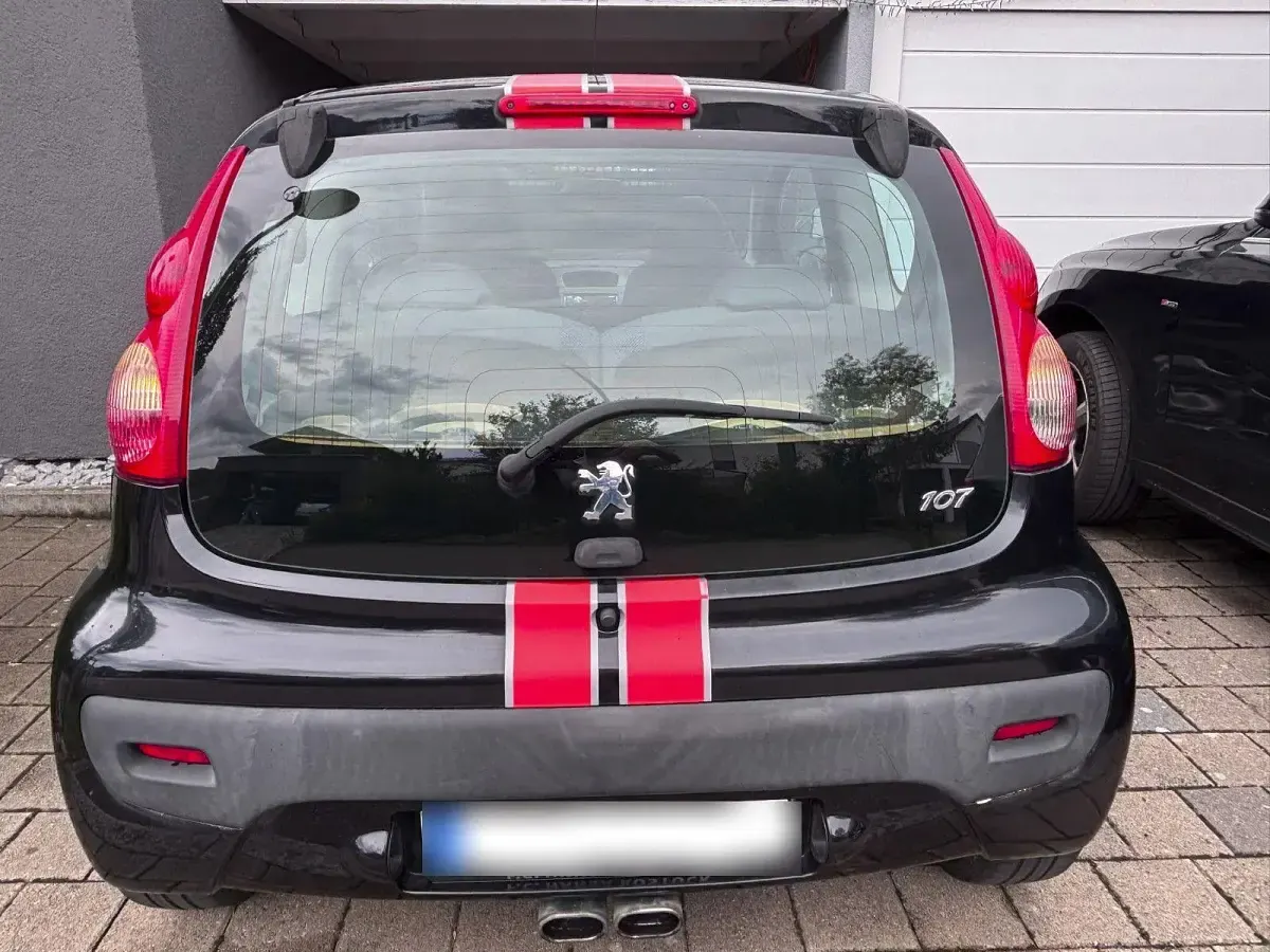 Gebraucht Peugeot 107 68 PS (50 kW) 2007 Schwarz Kleinwagen