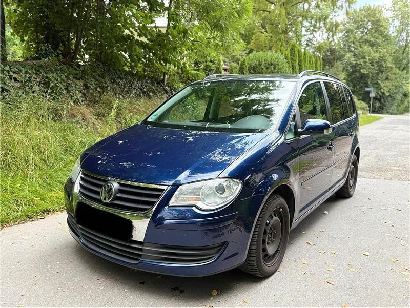 Blau Gebraucht 2008 VW Touran Van / Kleinbus | 4.299 € (Fairer Preis) - Bild 1/4