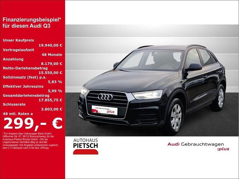 Schwarz Gebraucht 2017 Audi Q3 Advanced SUV | 19.940 € (Fairer Preis) - Bild 1/4