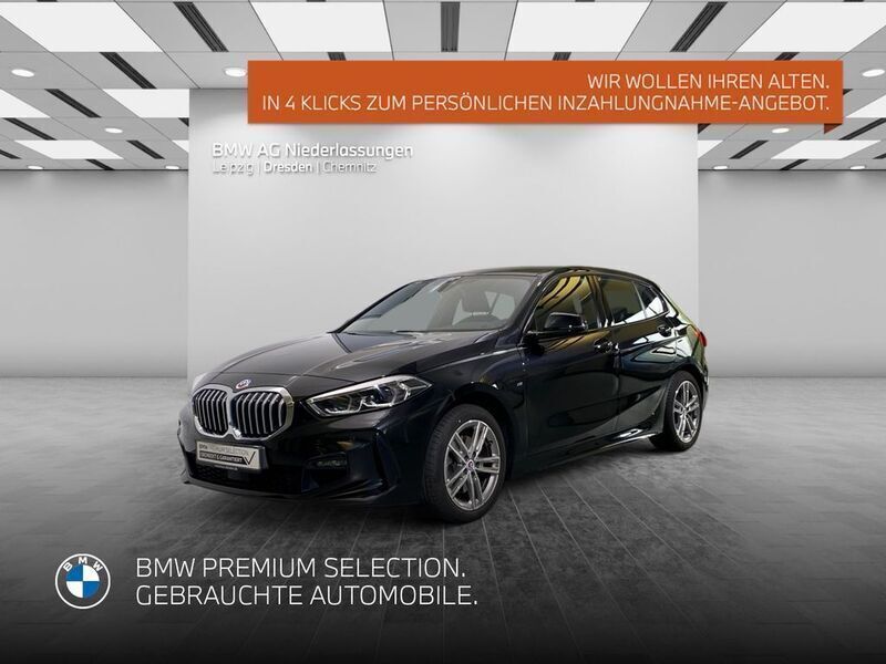 Schwarz Gebraucht 2022 BMW 118 Comfort Edition Kleinwagen | 24.606 € (Fairer Preis) - Bild 1/4