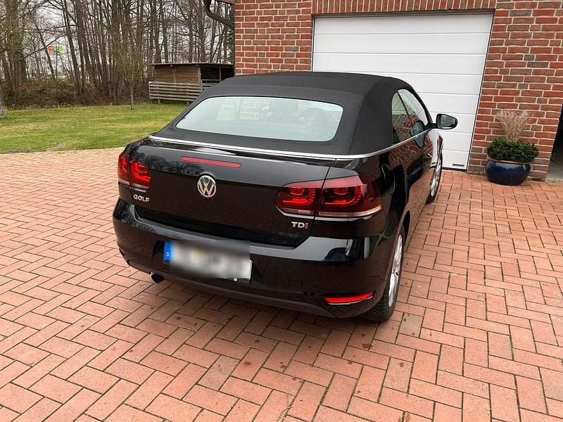 Schwarz Gebraucht 2014 VW Golf Cabriolet Cabrio | 8.500 € (Guter Preis) - Bild 1/4