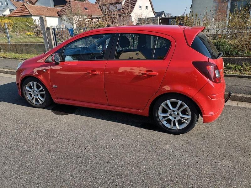 Gebraucht Opel Corsa Color Edition 90 PS (66 kW) 2009 Rot Kleinwagen