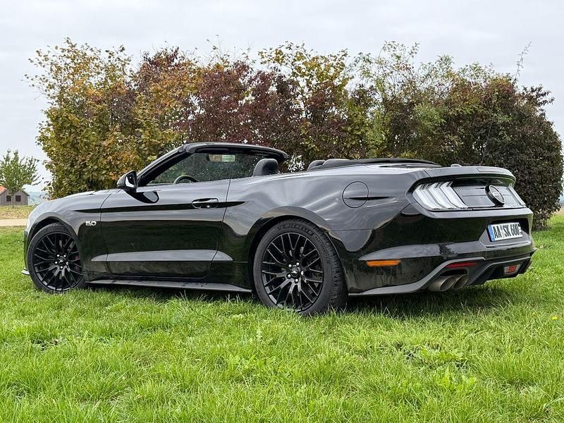 Schwarz Gebraucht 2019 Ford Mustang GT Cabrio | 45.000 € (Fairer Preis) - Bild 1/4