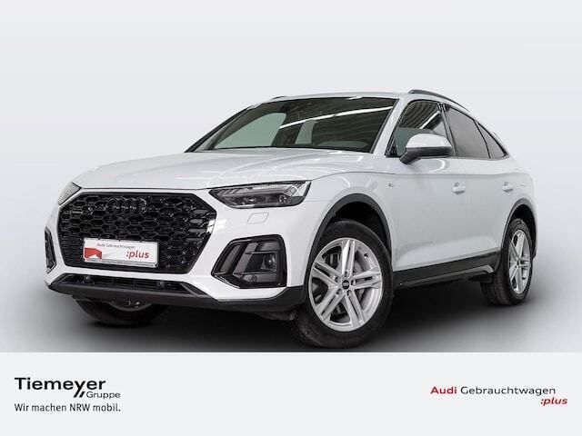 Gletscherweiß metallic Gebraucht 2023 Audi Q5 Sportback S-Line SUV | 42.990 € (Superpreis) - Bild 1/4