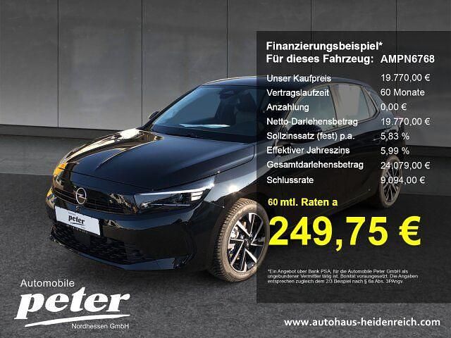 Neu Opel Corsa Edition 110 PS (80 kW) 2025 Met. karbon schwarz Kleinwagen