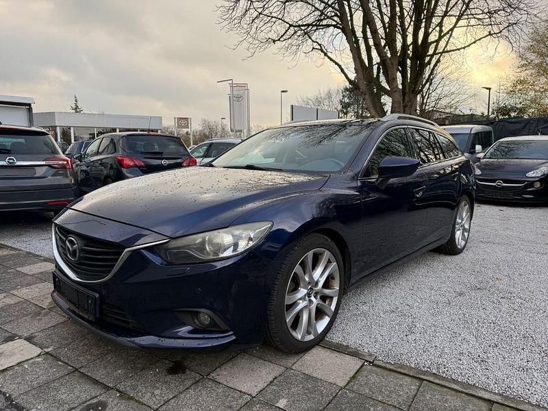 Blau Gebraucht 2013 Mazda 6 Sports-Line Kombi | 4.499 € (Fairer Preis) - Bild 1/4