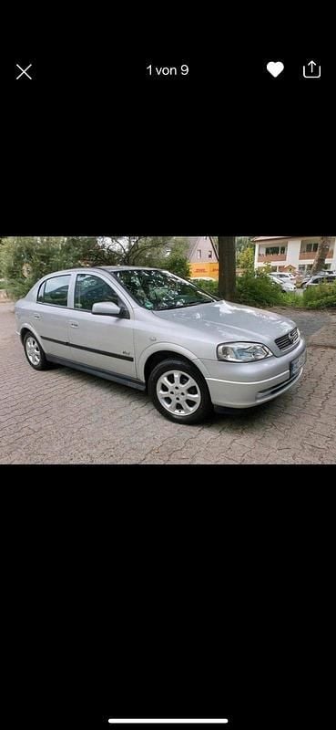 Usata Opel Astra 84 CV (61 kW) 2003 Argento Berlina