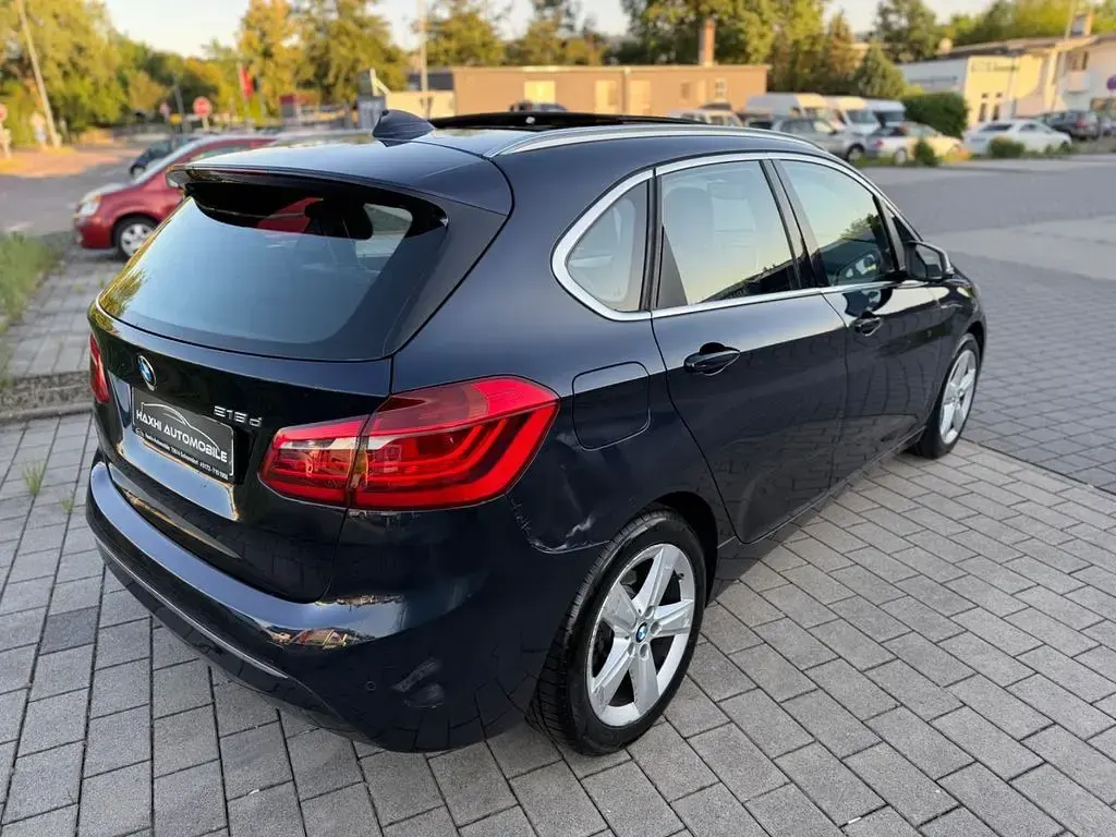 Gebraucht BMW 218 Active Tourer Luxury Line 150 PS (110 kW) 2014 Blau Van / Kleinbus