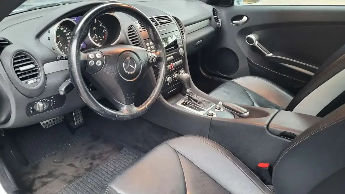 Gebraucht Mercedes SLK200 163 PS (119 kW) 2005 Silber Cabrio
