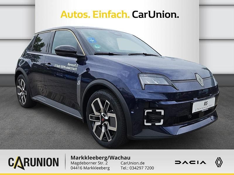 Gebraucht Renault 5 E-Tech Komfort 110 kW (150 PS) 2025 Nachtblau metallic, black pearlschwarz metallic Limousine