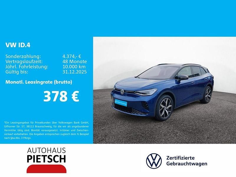 Blau Gebraucht 2025 VW ID.4 GTX SUV | 43.740 € (Fairer Preis) - Bild 1/4