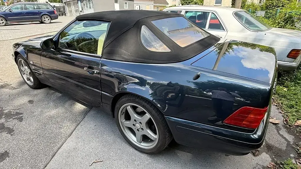 Gebraucht Mercedes SL500 306 PS (225 kW) 2000 Blau Cabrio