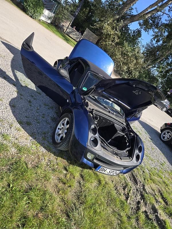 Blau Gebraucht 2003 Smart Roadster Cabrio | 3.200 € (Superpreis) - Bild 1/4