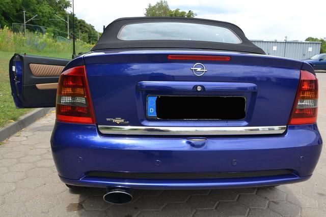 Gebraucht Opel Astra Cabriolet 200 PS (147 kW) 2003 Blau metallic Cabrio