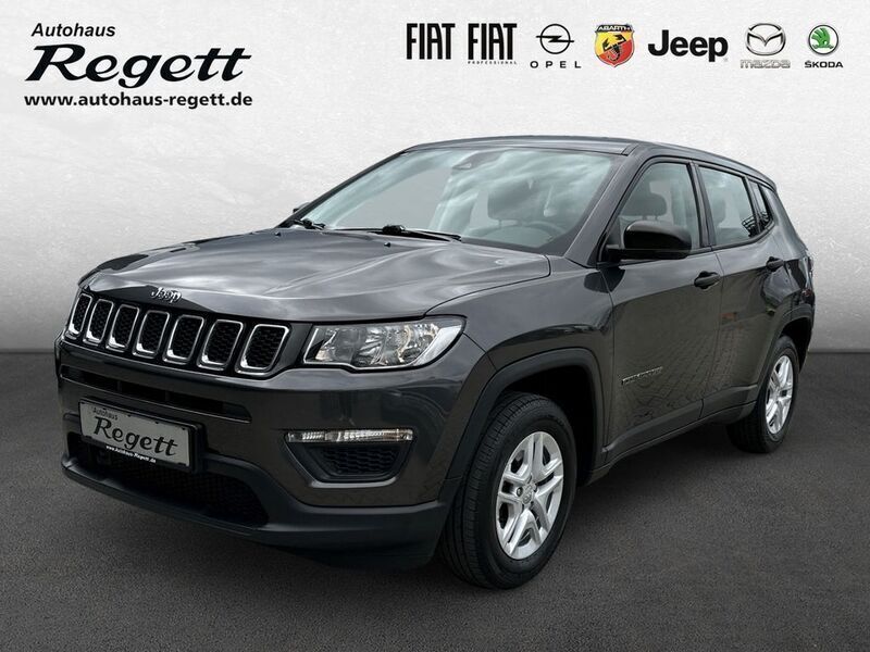 Grau Gebraucht 2020 Jeep Compass Sport SUV | 18.990 € (Etwas zu teuer) - Bild 1/4
