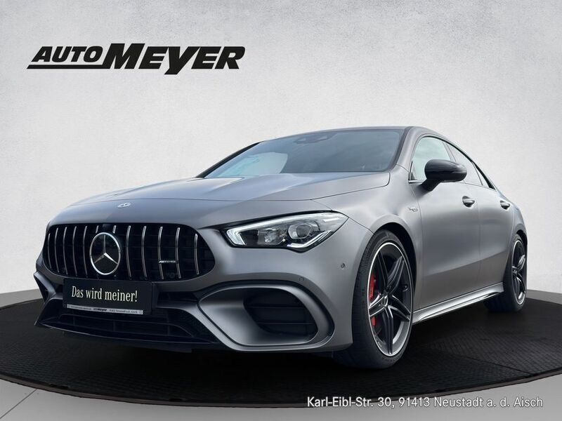 Grau Gebraucht 2023 Mercedes CLA45 AMG AMG Limousine | 56.919 € (Fairer Preis) - Bild 1/4