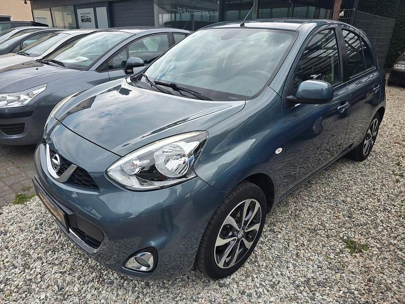 Grau Gebraucht 2014 Nissan Micra Acenta Kleinwagen | 5.290 € (Fairer Preis) - Bild 1/4