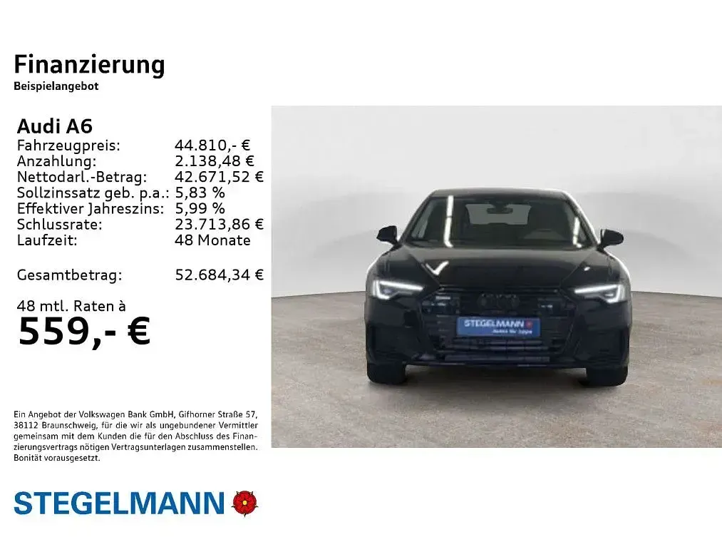Gebraucht Audi A6 S-Line 367 PS (269 kW) 2023 Schwarz Limousine
