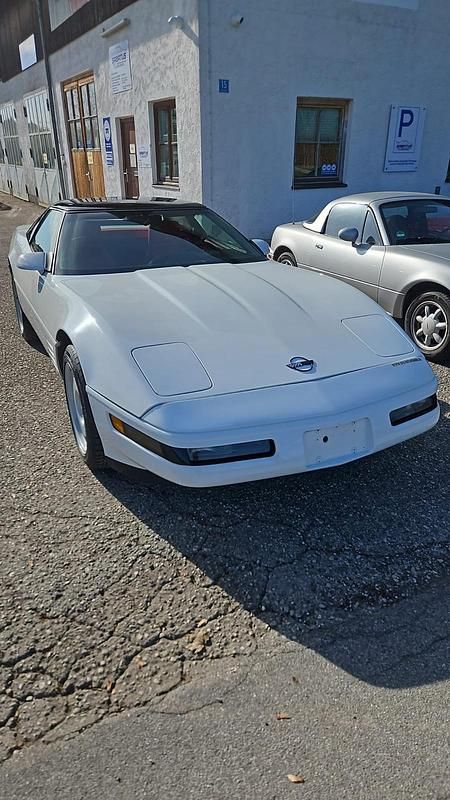 Weiß Gebraucht 1993 Corvette C4 Cabrio | 17.500 € - Bild 1/4