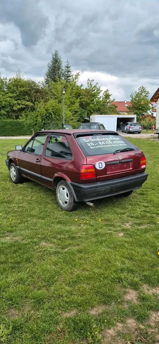 Käytetty VW Polo 45 HP (33 kW) 1993 Punainen Coupe - kaksiovinen
